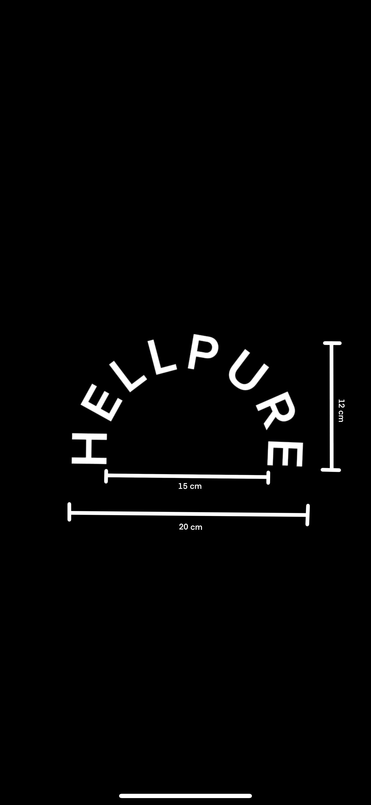 Sticker arco HELLPURE