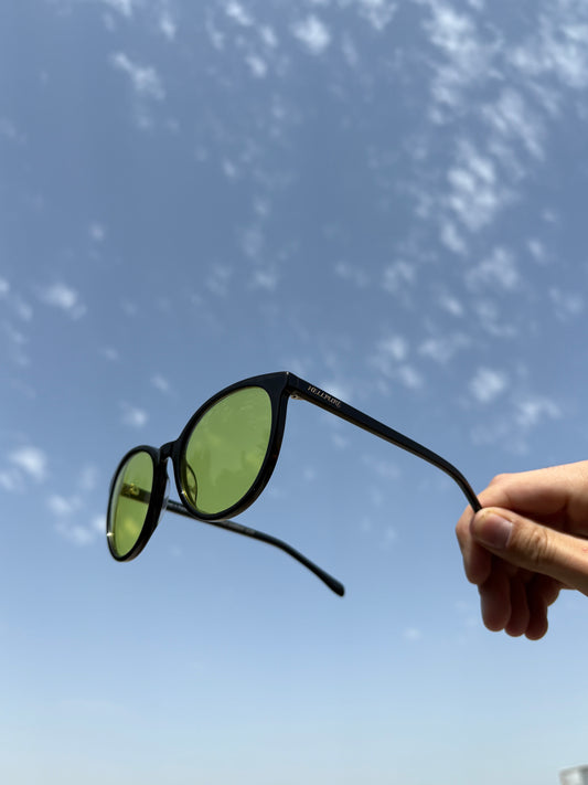 Gafas de lente Amarilla - Black